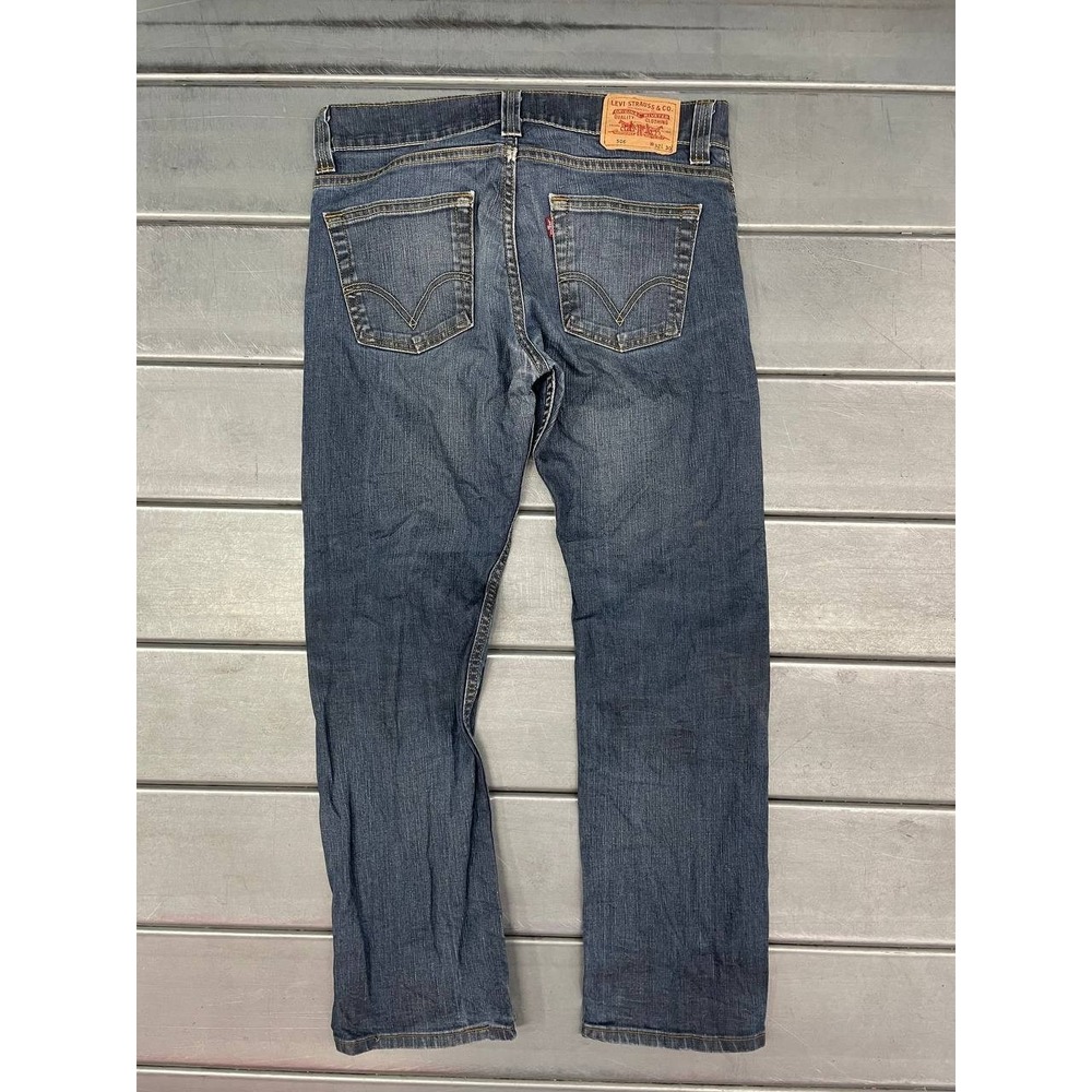 Levis 506 Standard Jeans Mens 32x30 Blue Denim Straight VTG Y2k‎ - Picture 10 of 16